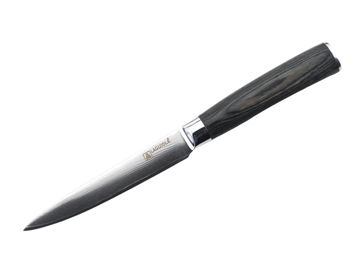 Couteau de chef noir 32cm - "Damarus