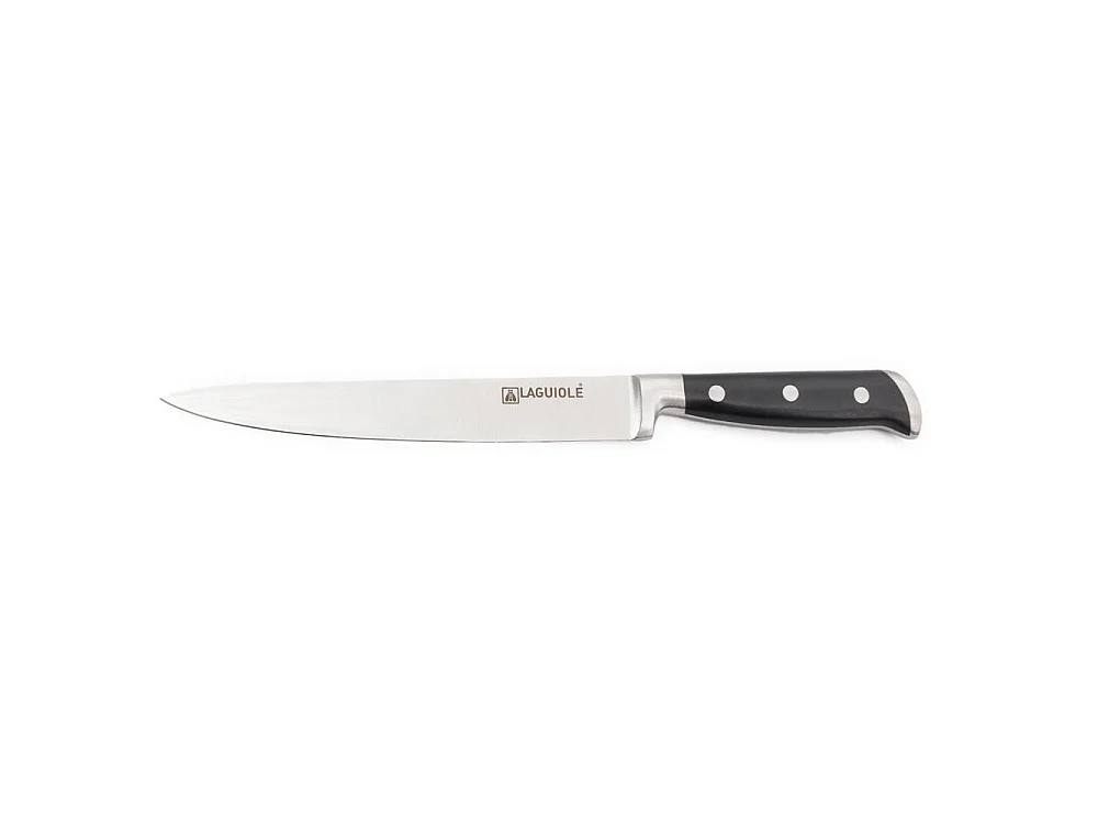 Couteau trancher noir 33cm - "Classique"