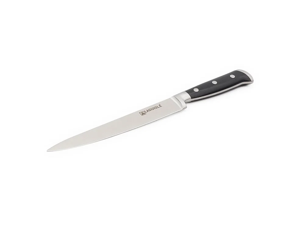Couteau trancher noir 33cm - "Classique"