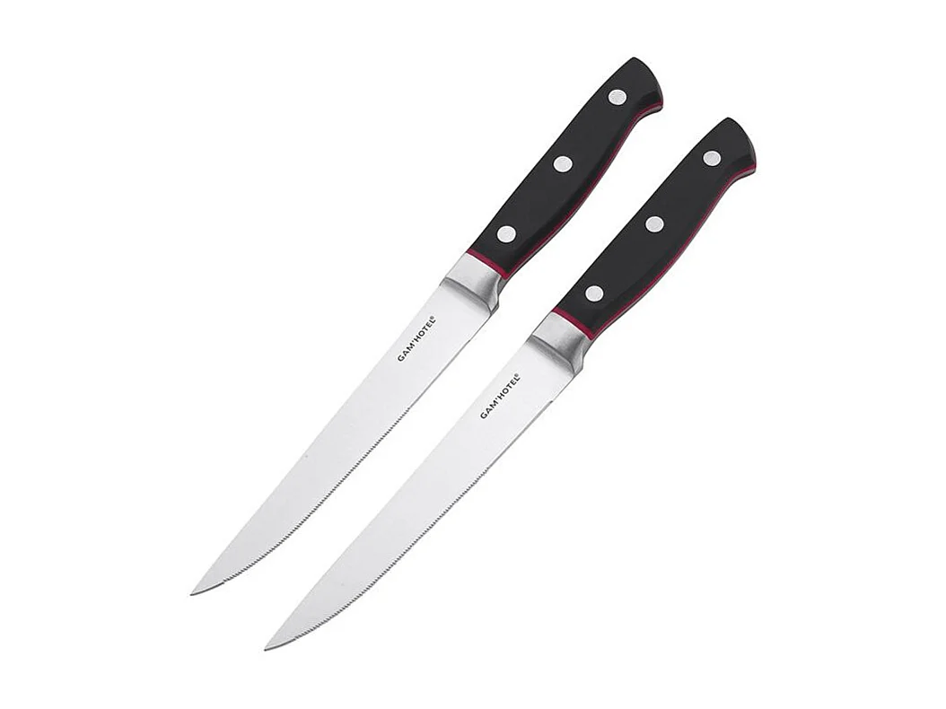 2 Couteaux à steak 25cm