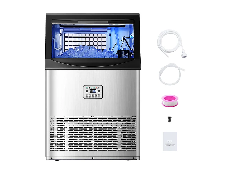 IJsmachine SucceBuy Commerciële IJsmachine met LED-display, 40,82 kg/dag voor Restaurants