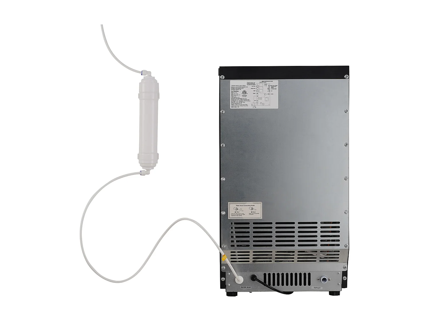 Machine à Glaçons SucceBuy Machine à Glaçons Commerciale 31.75 kg/24 h, Armoire Autonome, 36 Glaçons