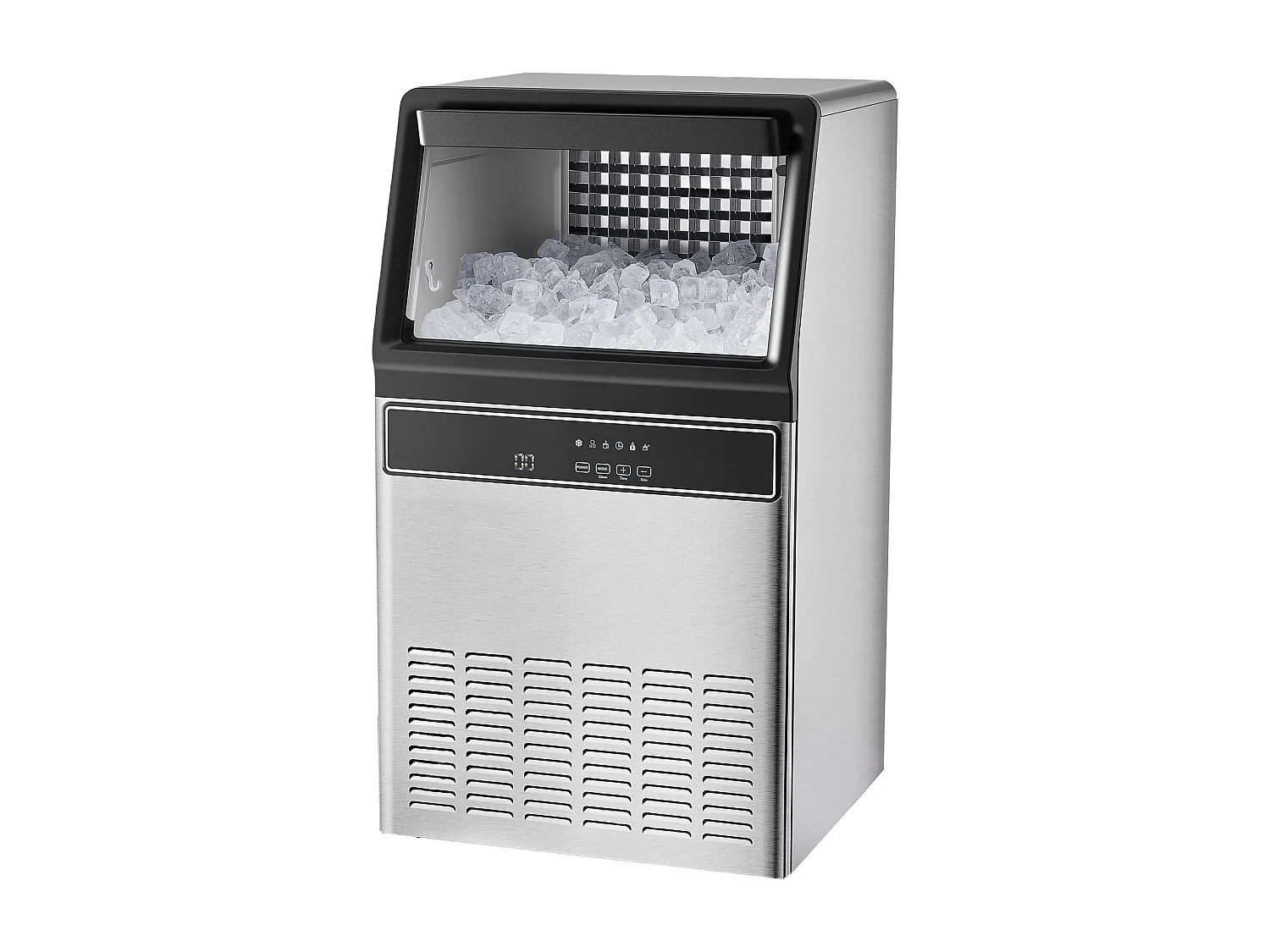 Machine à Glaçons SucceBuy Machine à Glaçons Autonome 50 Glaçons, Capacité 50 kg/24 h pour Maison et Bar