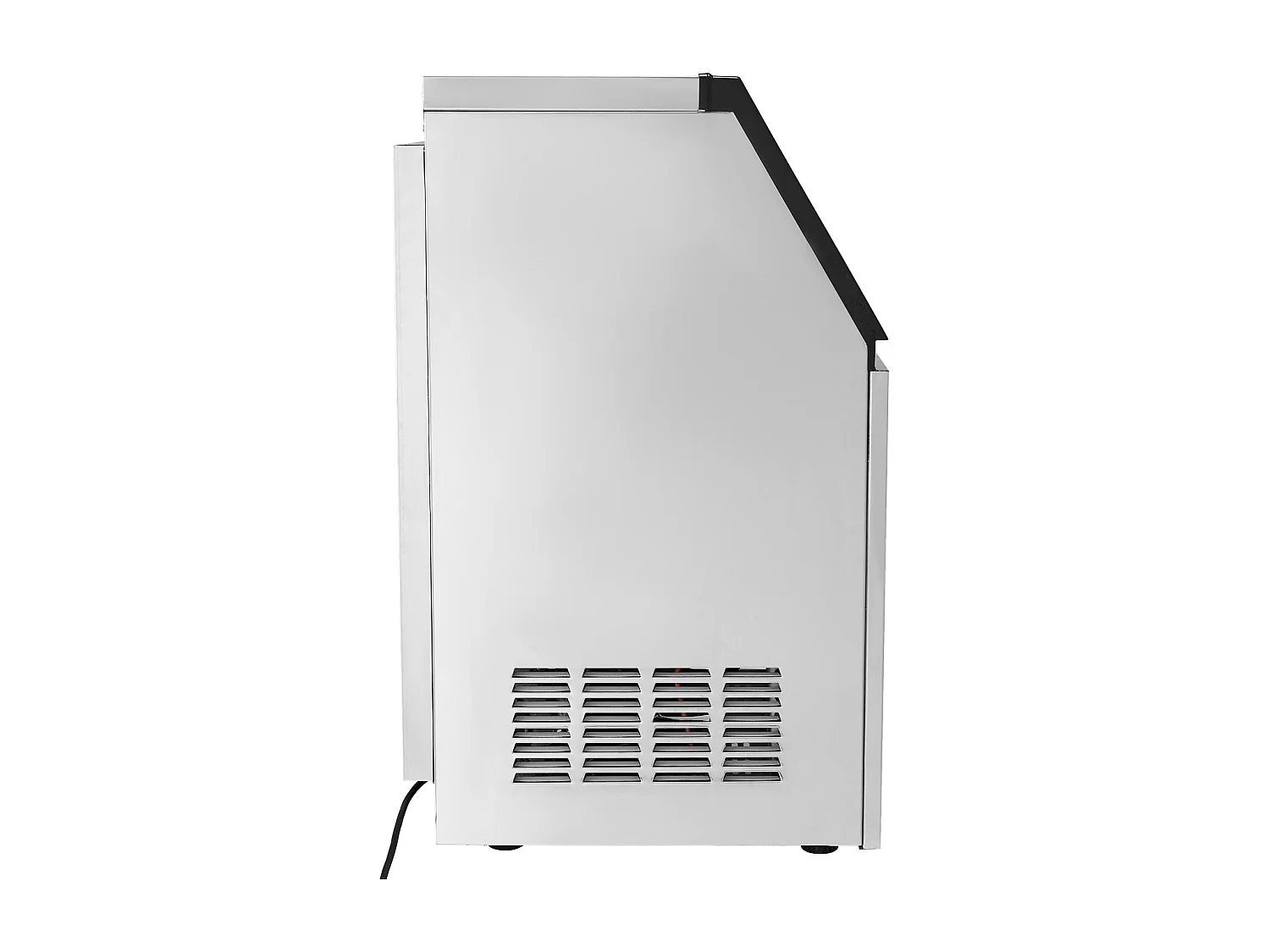 Máquina de Gelo SucceBuy Máquina de Gelo Comercial, 45,36 kg/dia com Display LED para Restaurantes