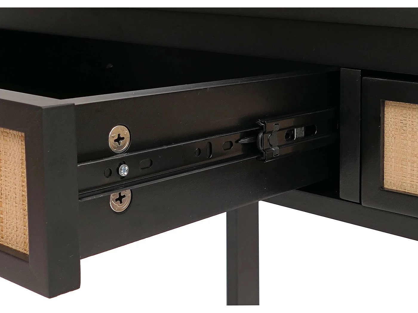 Schreibtisch MCW-O36, Schwarz