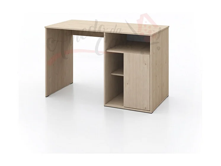 Scrivania per cameretta con tre ripiani 120x75 rovere chiaro SCI8