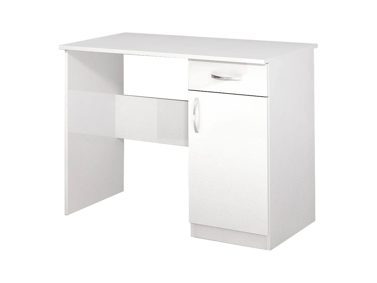 Scrivania per cameretta in bianco lucido SCG2