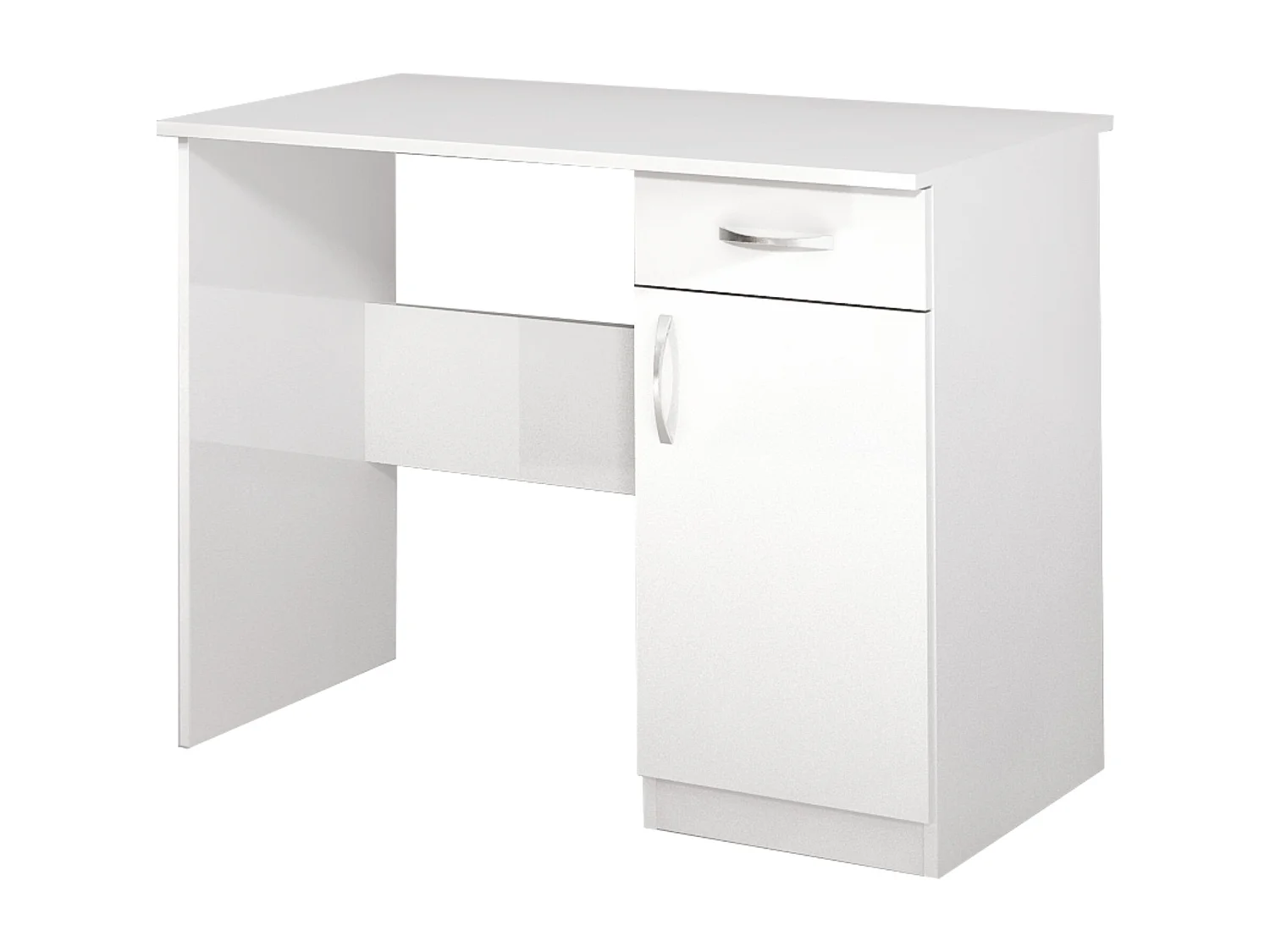 Scrivania per cameretta in bianco lucido SCG2