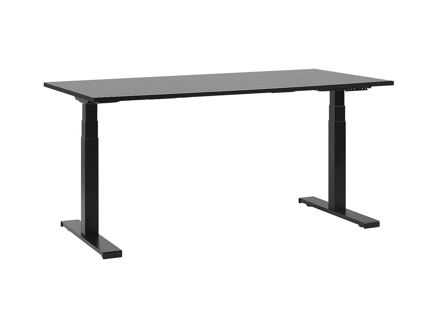 Schreibtisch schwarz 160 x 72 cm elektrisch höhenverstellbar DESTIN II