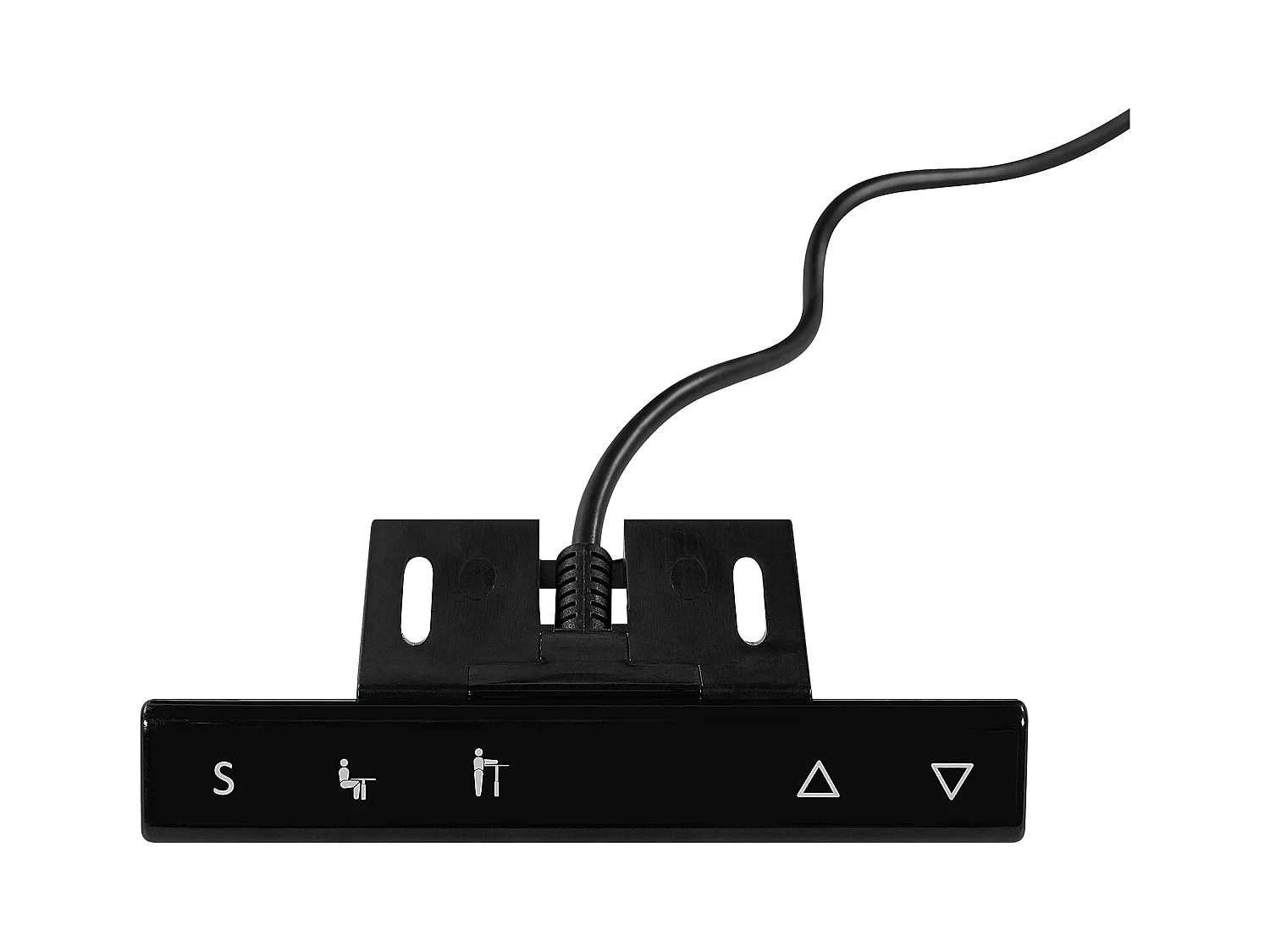 Schreibtisch schwarz 160 x 72 cm elektrisch höhenverstellbar DESTIN II