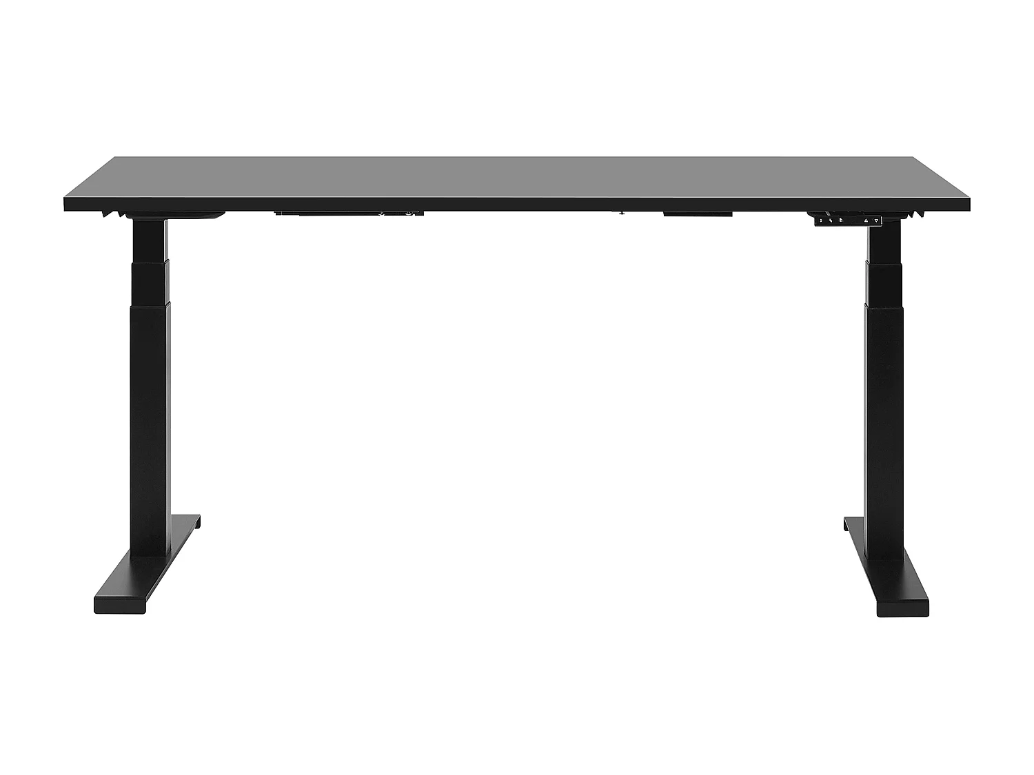 Schreibtisch schwarz 160 x 72 cm elektrisch höhenverstellbar DESTIN II