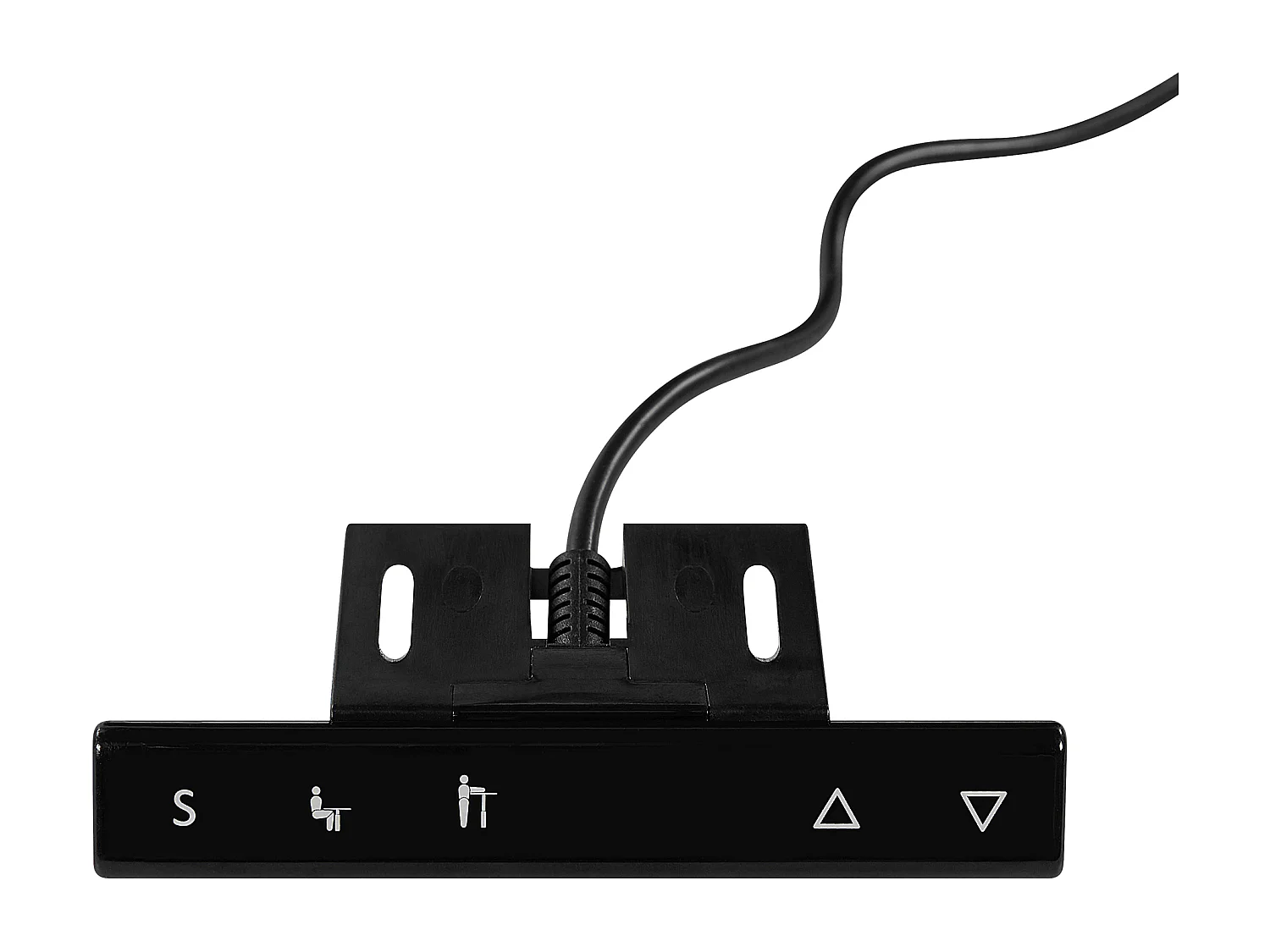 Schreibtisch schwarz 160 x 72 cm elektrisch höhenverstellbar DESTIN II