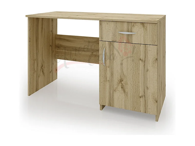 Scrivania da camera con sportello e cassetto 120x75 rovere SCI12