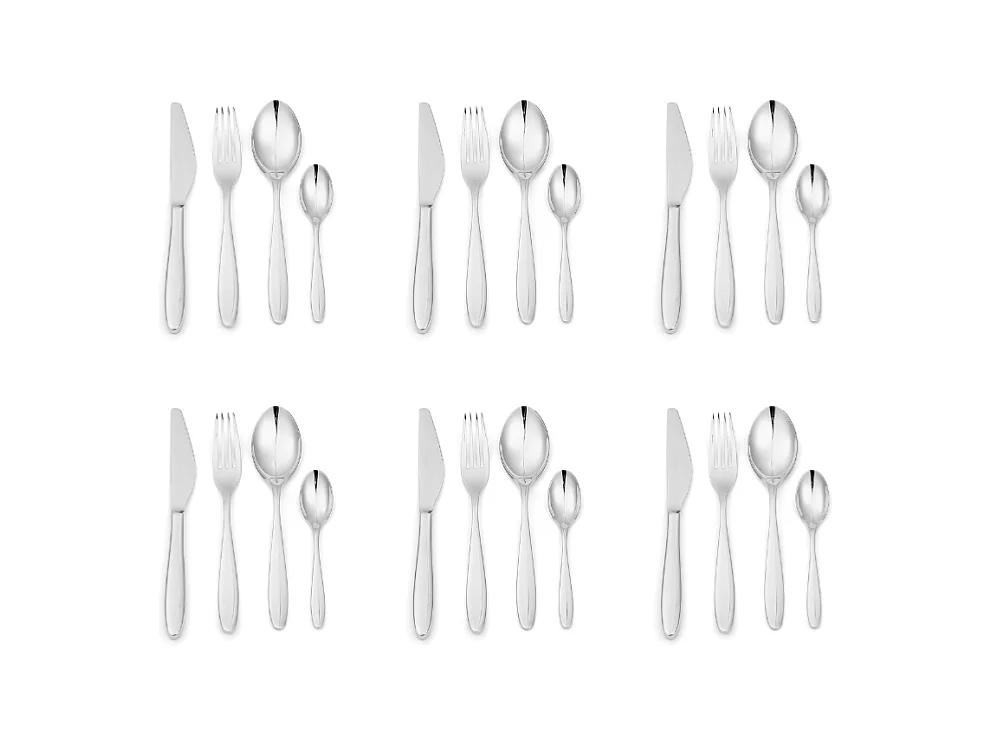 Ménagère 24 pièces - "Pivoine"