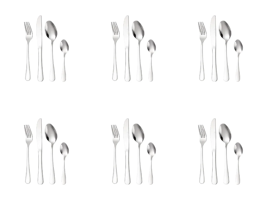 Ménagère 24 pièces - "Eclat Inox"