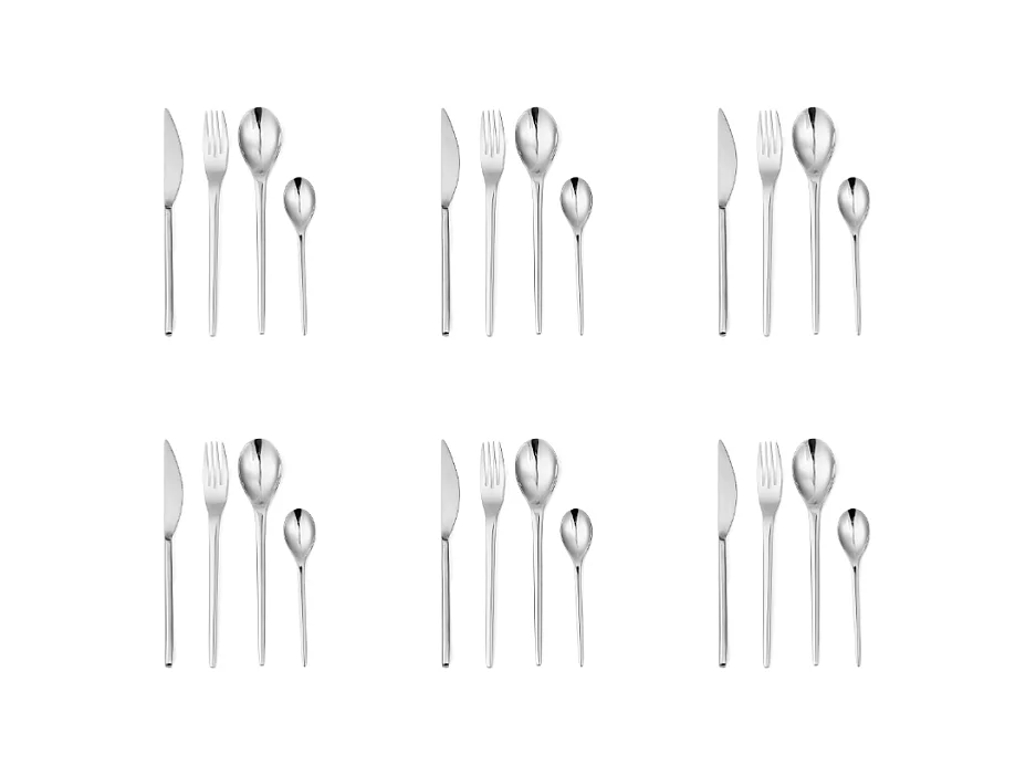 Ménagères 24 pièces - "Jonquille"