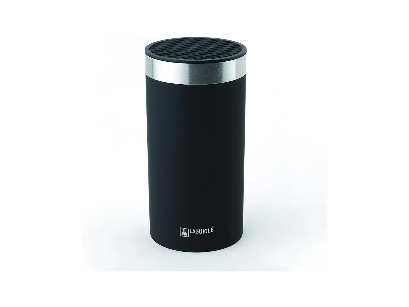 Bloc de 5 couteaux en acier noir - "Soho