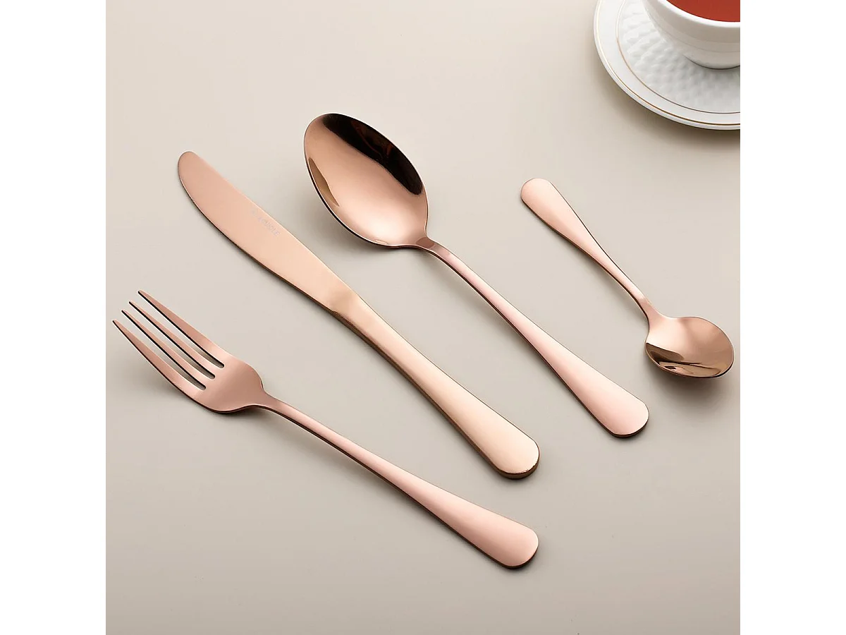 Ménagère 24 pièces - "Eclat Rose"