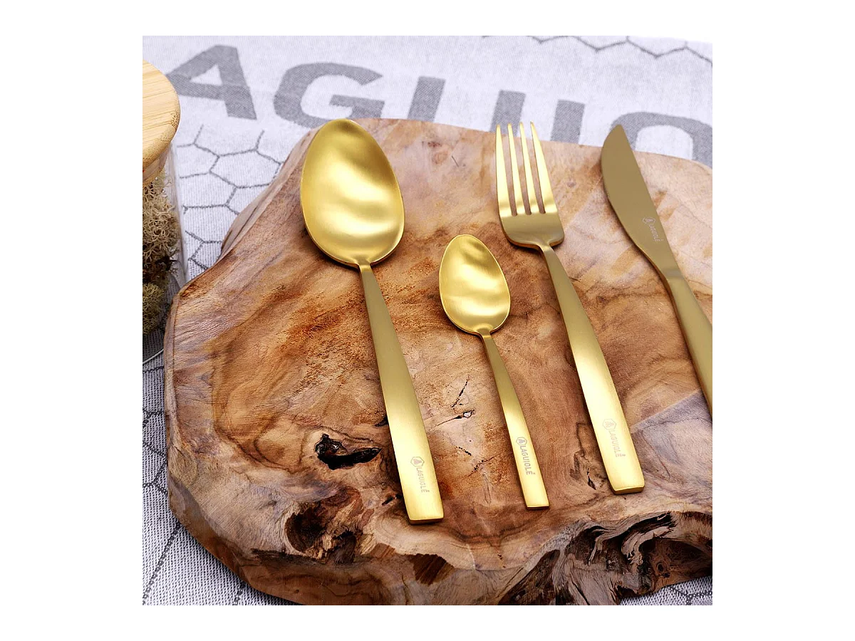 Ménagère 24 pièces - "Clara - Cuivre 74"