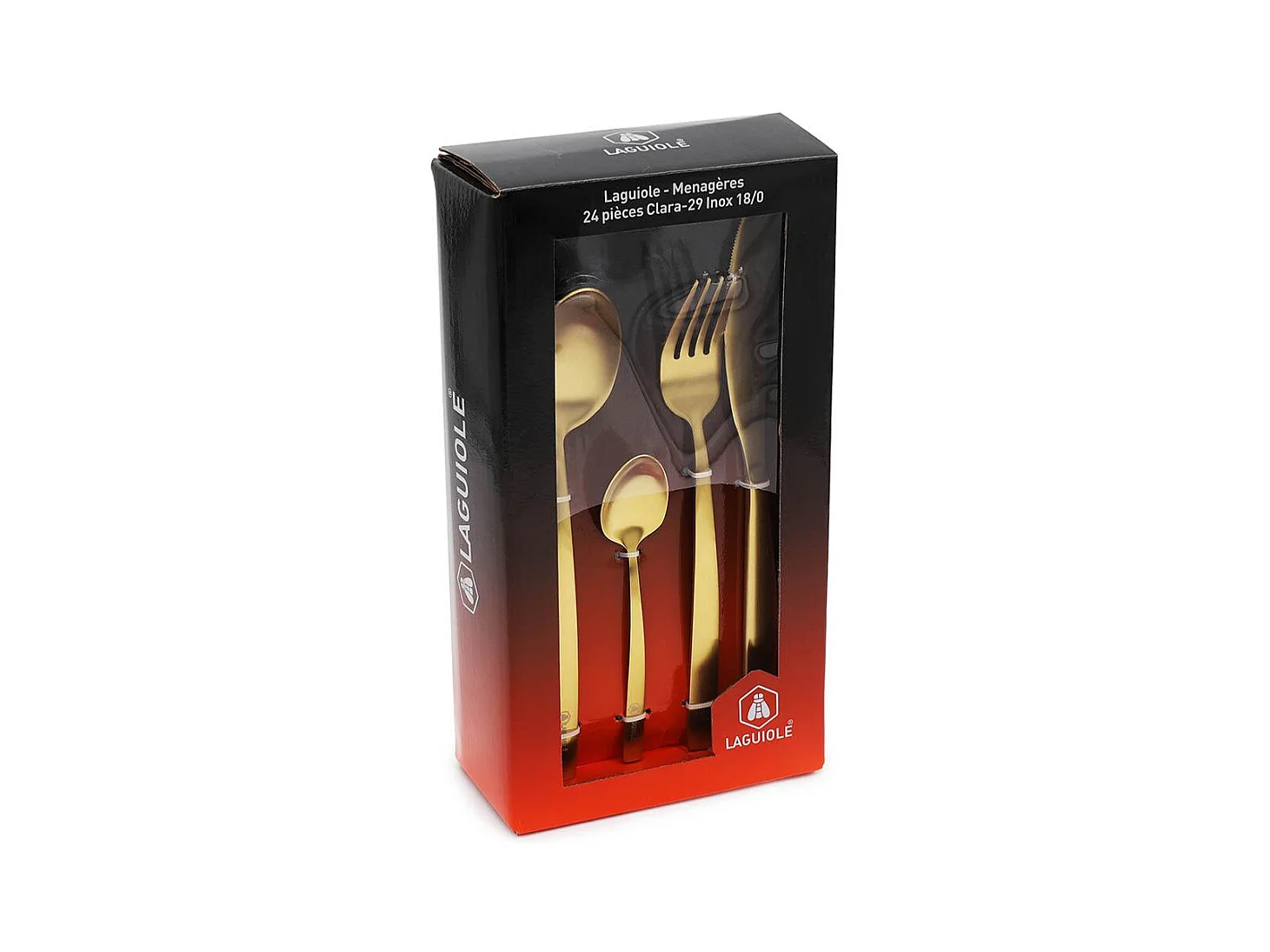 Ménagère 24 pièces - "Clara - Cuivre 74"