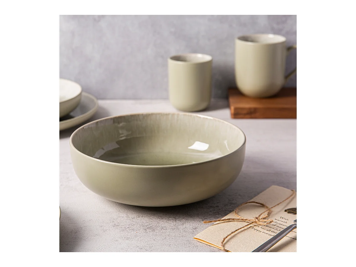 Saladier vert - "Iris"