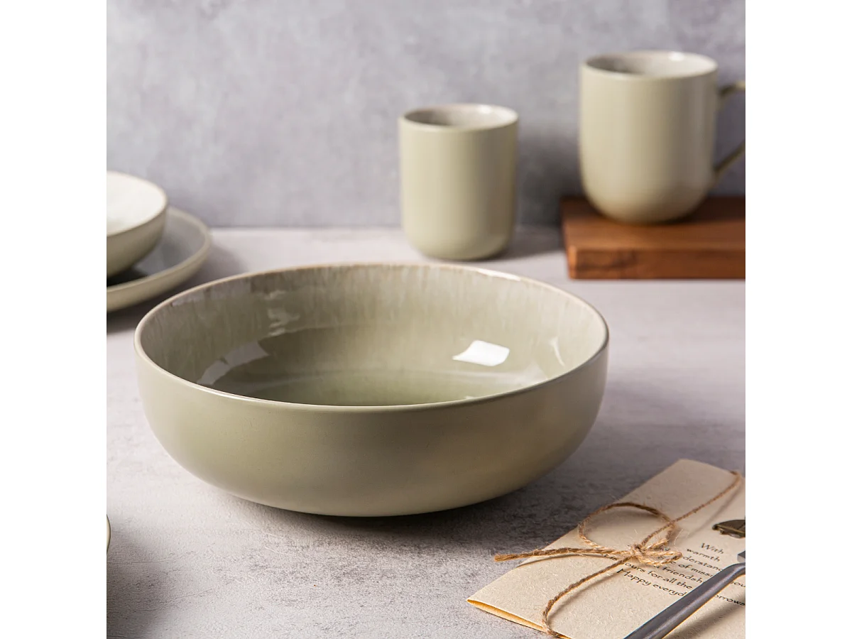 Saladier vert - "Iris"