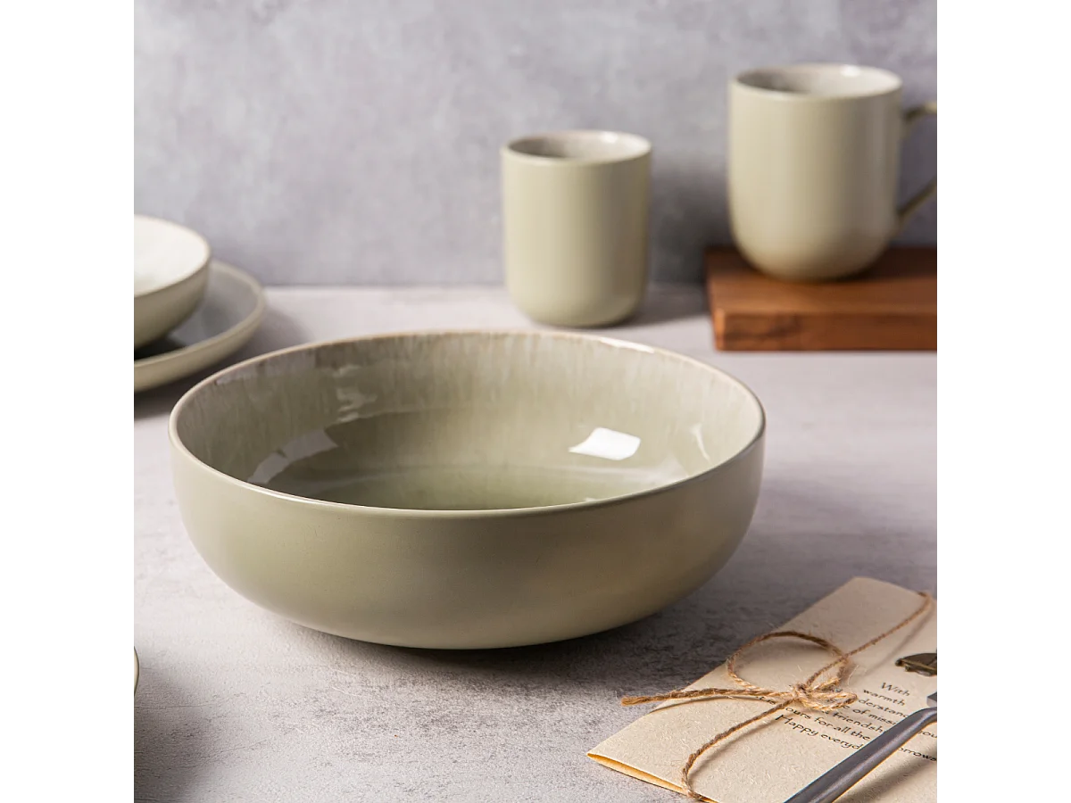 Saladier vert - "Iris"