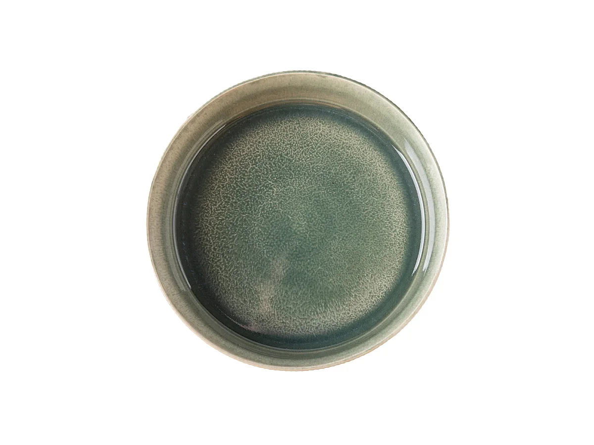 Saladier en grès réactif - Vert - Jade