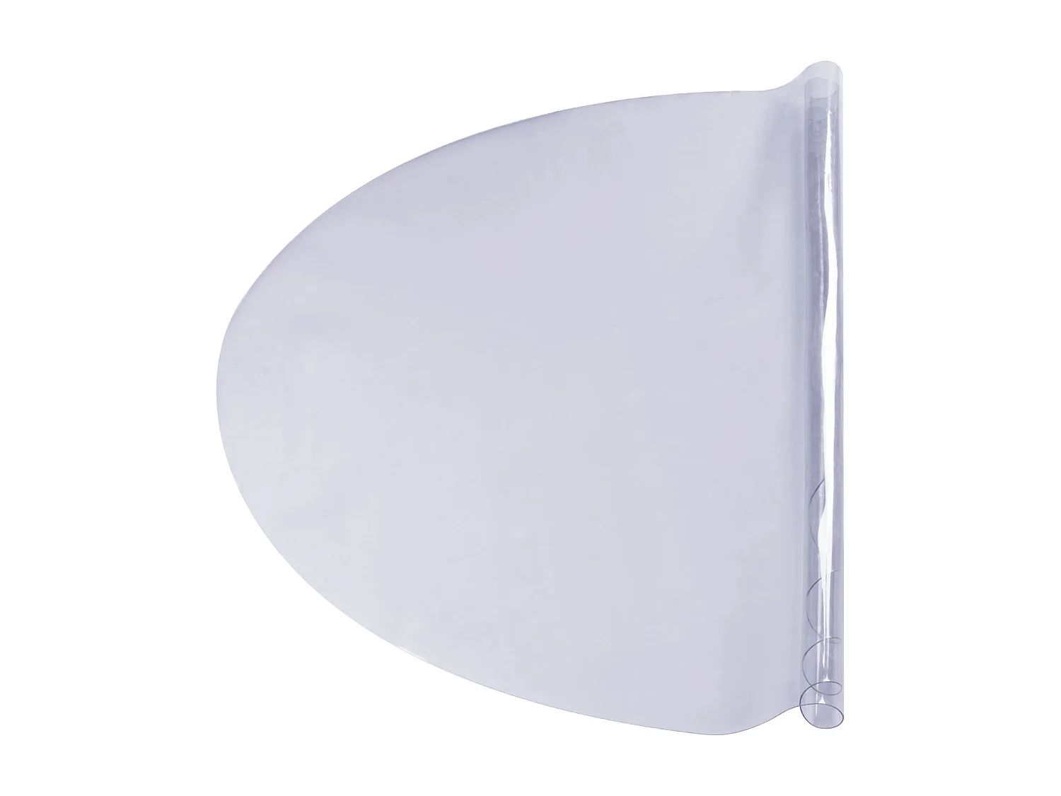 Tovaglia Trasparente SucceBuy Copritavolo in PVC Rotondo da 123 cm in Plastica Trasparente, Spessore 1.5 mm