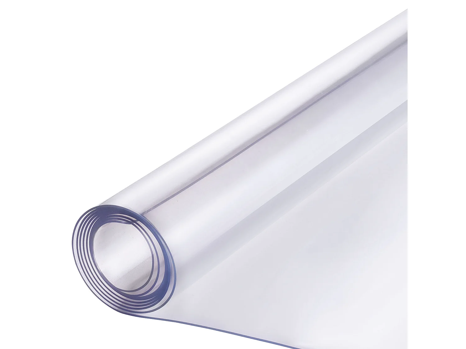 Transparant Tafelkleed SucceBuy PVC Tafelbeschermer, 61 x 243 cm Doorzichtige Plastic Bureau-Onderlegger, 1,5 mm Dik