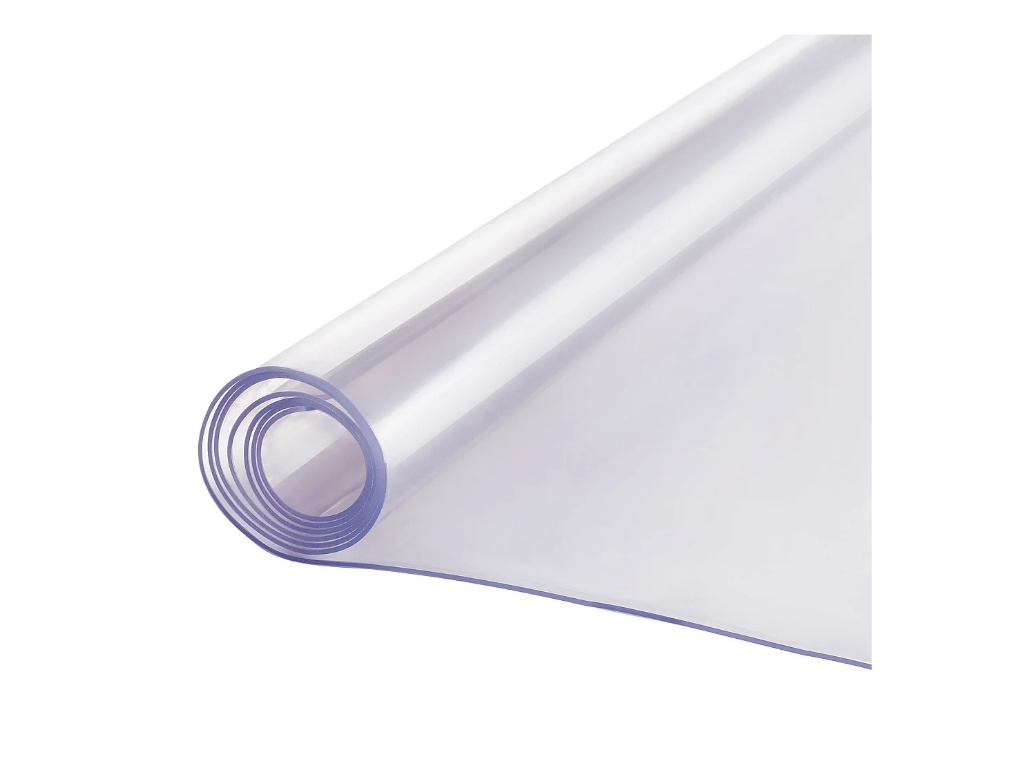 Nappe Transparente SucceBuy Protecteur de Table en PVC 101.6 x 203.2 cm Transparent 2.0 mm d'Épaisseur Housse de Bureau