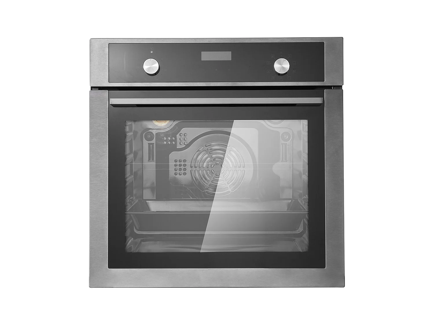 Four Mural Électrique Simple 59.5CM, 9 Fonctions Four Mural Encastrable de 76L, Chauffer Rapidement