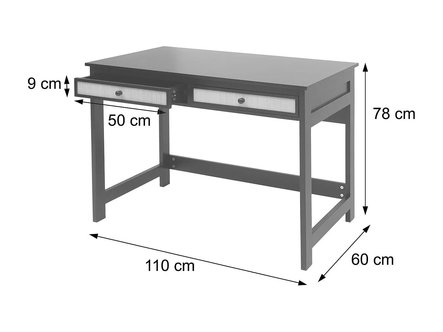 Bureau MCW-O36,  taupe clair