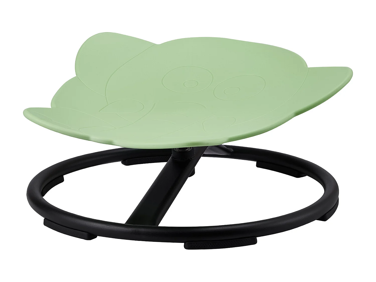 Sedia Girevole per Bambini SucceBuy Elefante, Capacità 100 kg, Sedia Girevole Sensoriale Verde