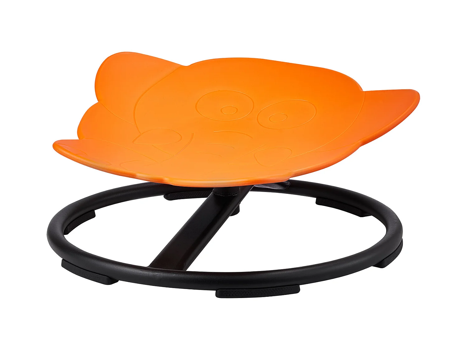Chaise Pivotante pour Enfants SucceBuy Éléphant, D'une Capacité de 100 kg, une Chaise Pivotante Sensorielle en orange