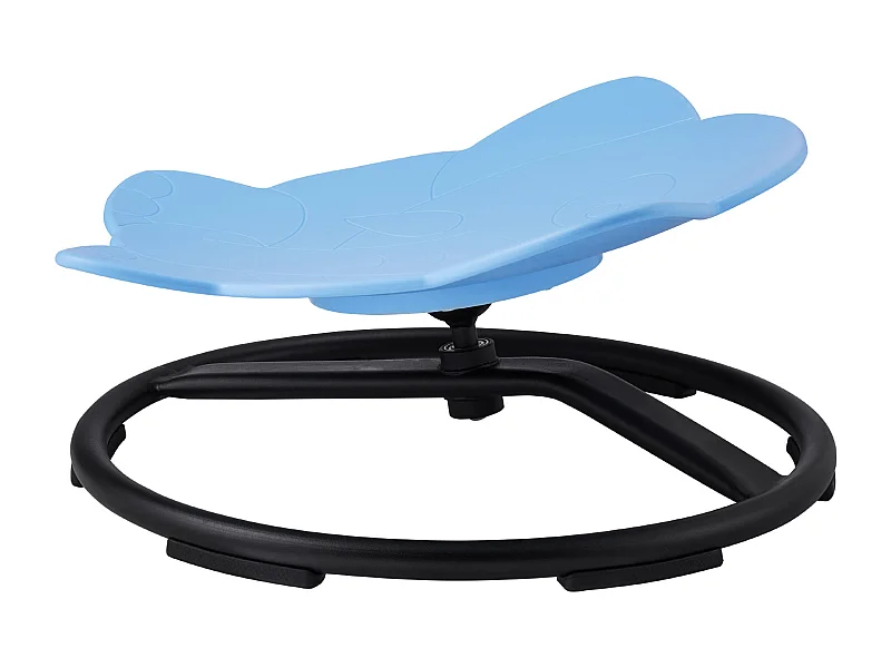Chaise Pivotante pour Enfants SucceBuy Éléphant, D'une Capacité de 100 kg, une Chaise Pivotante Sensorielle en Bleu