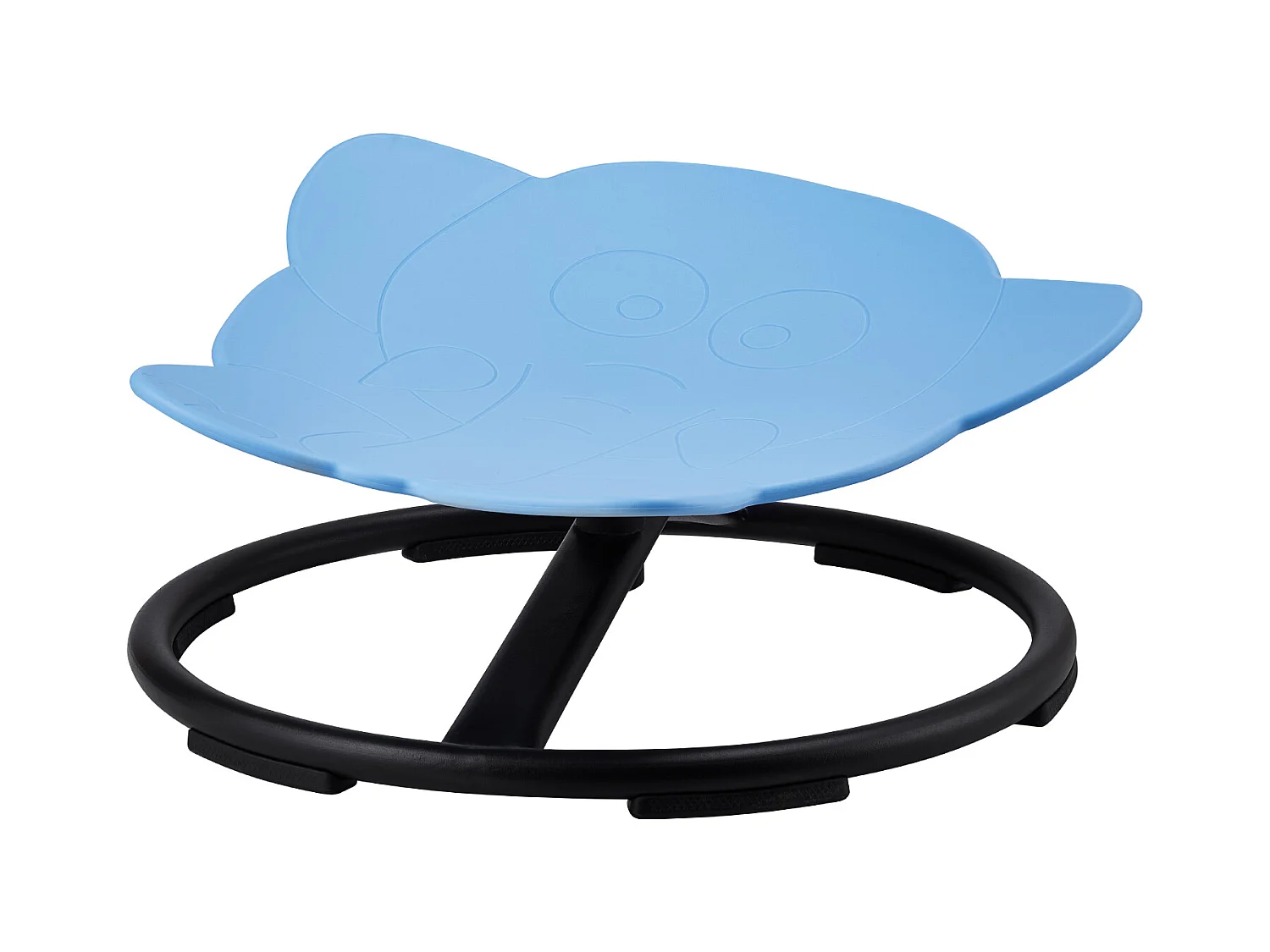 Chaise Pivotante pour Enfants SucceBuy Éléphant, D'une Capacité de 100 kg, une Chaise Pivotante Sensorielle en Bleu