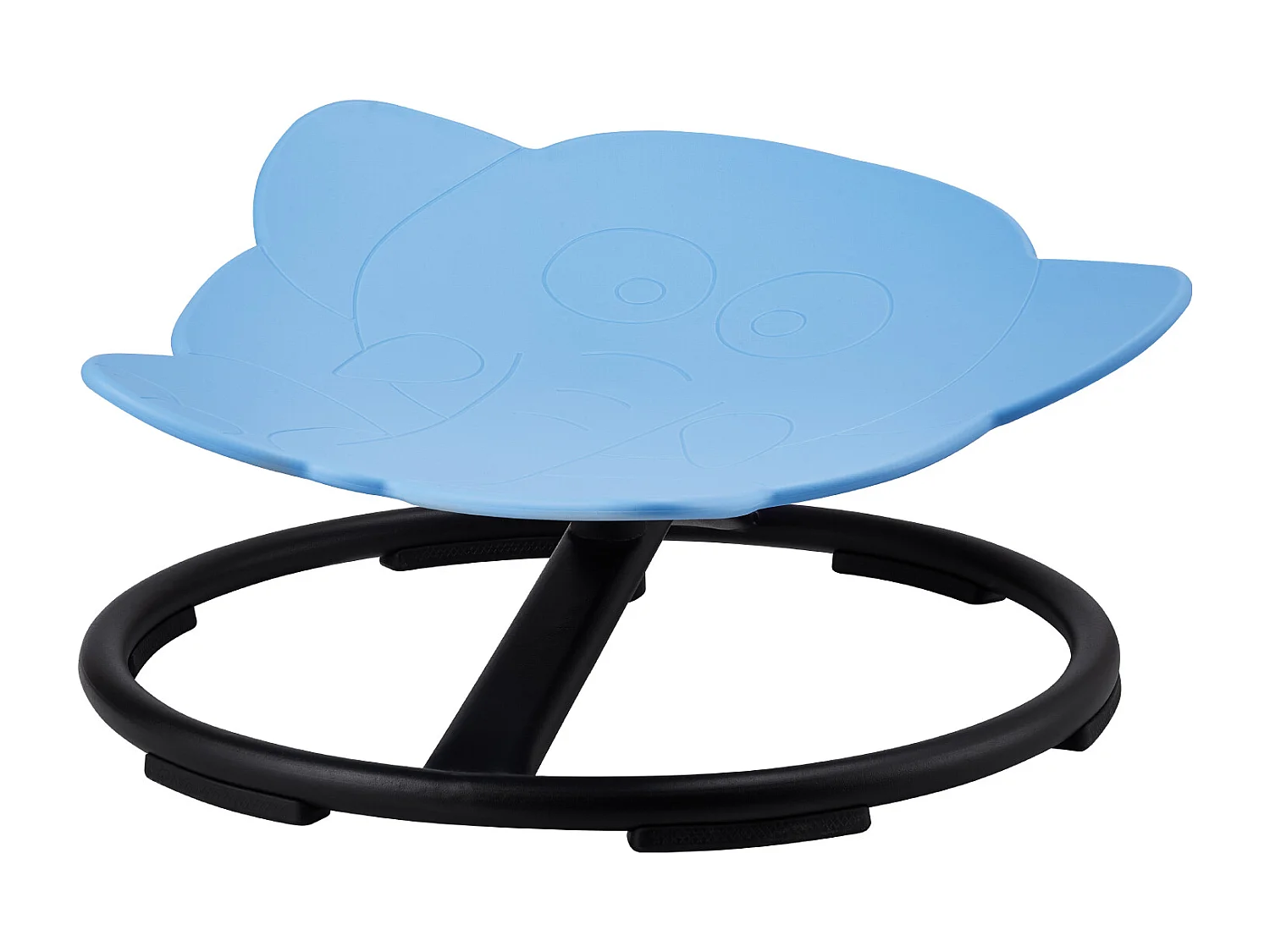 Elefant-Kinder-Drehstuhl SucceBuy, Traglast 100 kg, Sensorischer Drehstuhl Blau, um 360° Drehbar