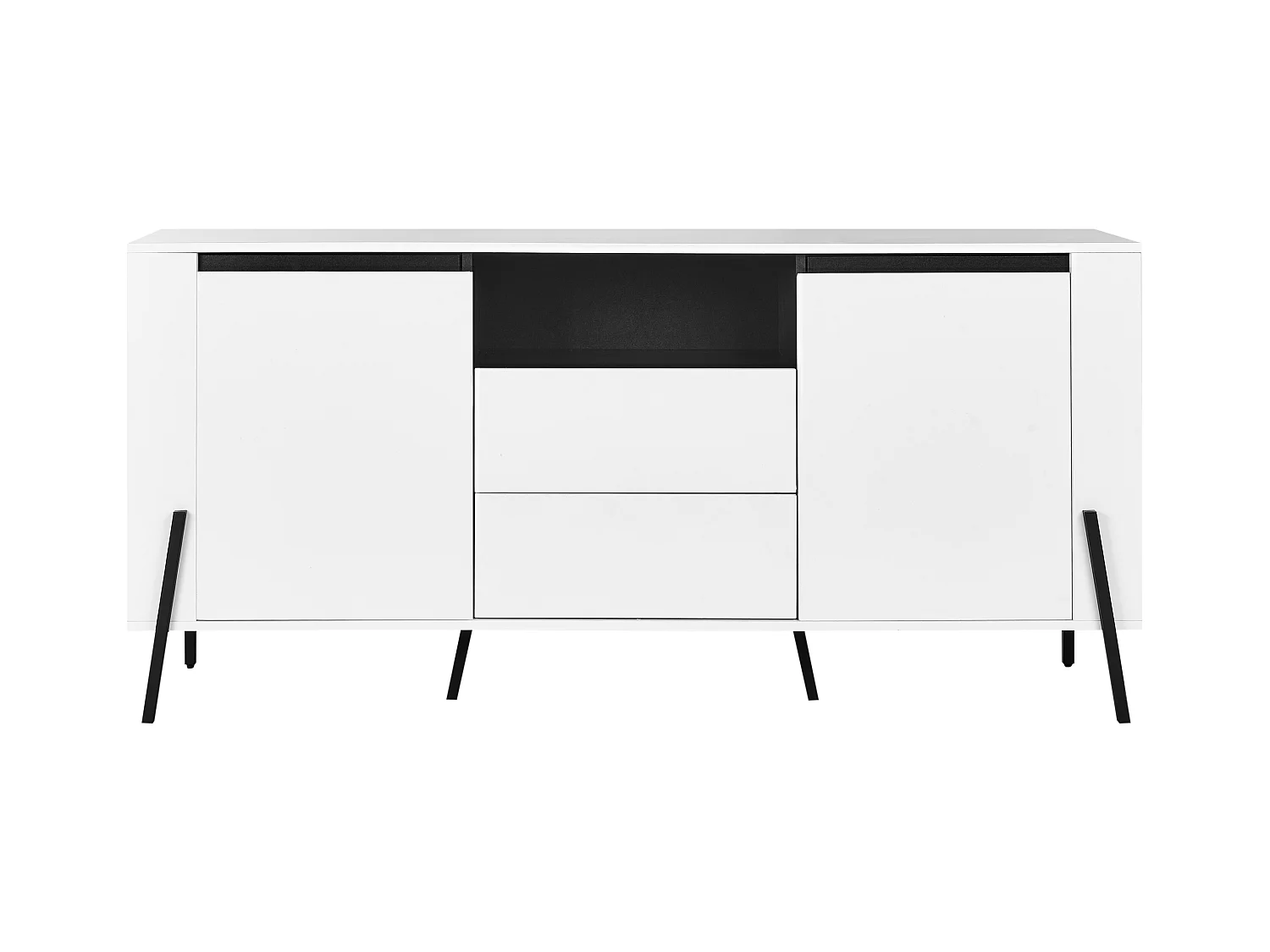 Commode 2 portes BLACKPOOL Blanc