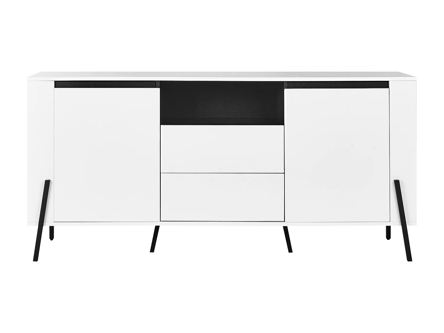 Commode 2 portes BLACKPOOL Blanc