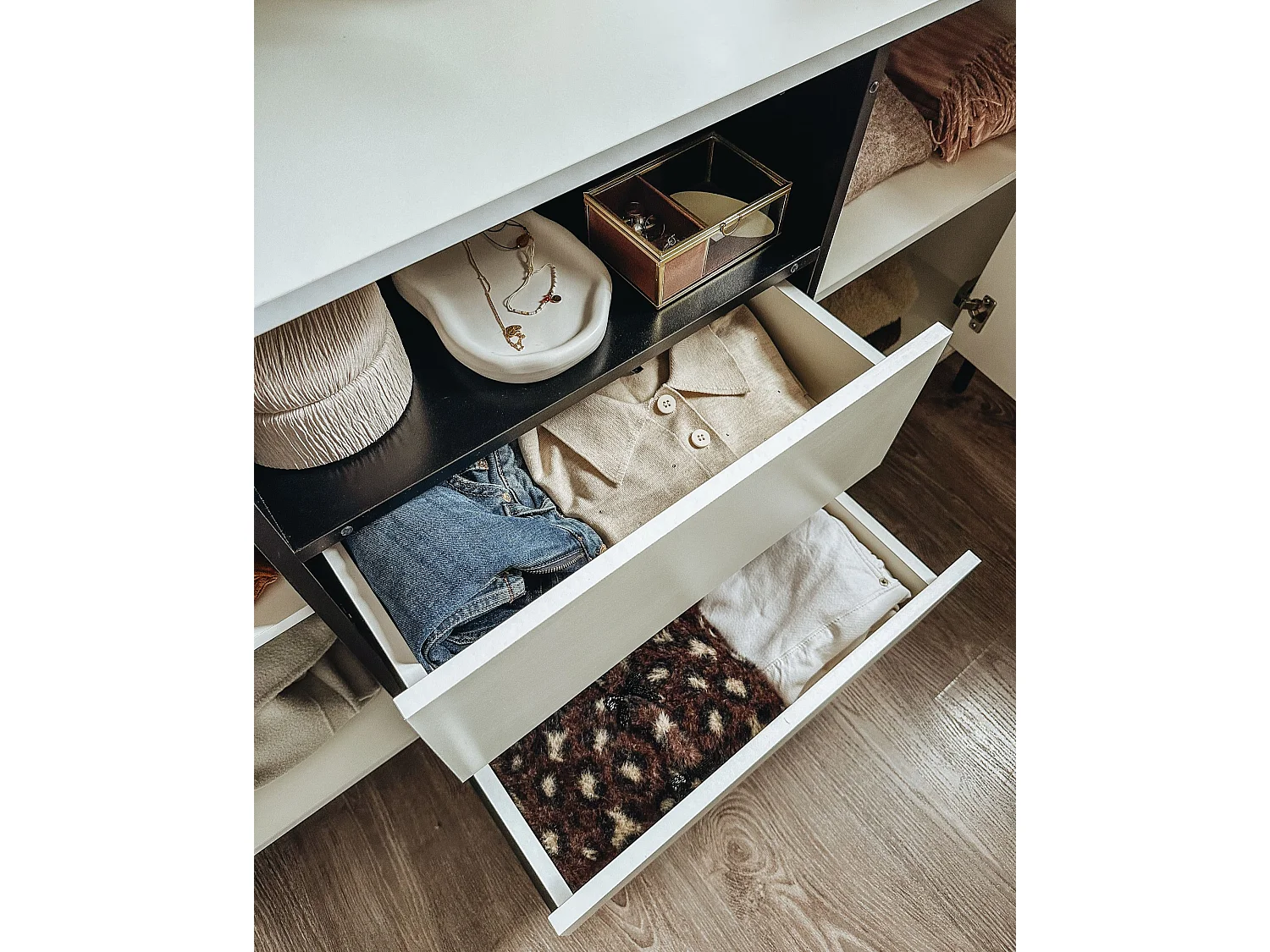 Credenza a 2 ante BLACKPOOL Bianco