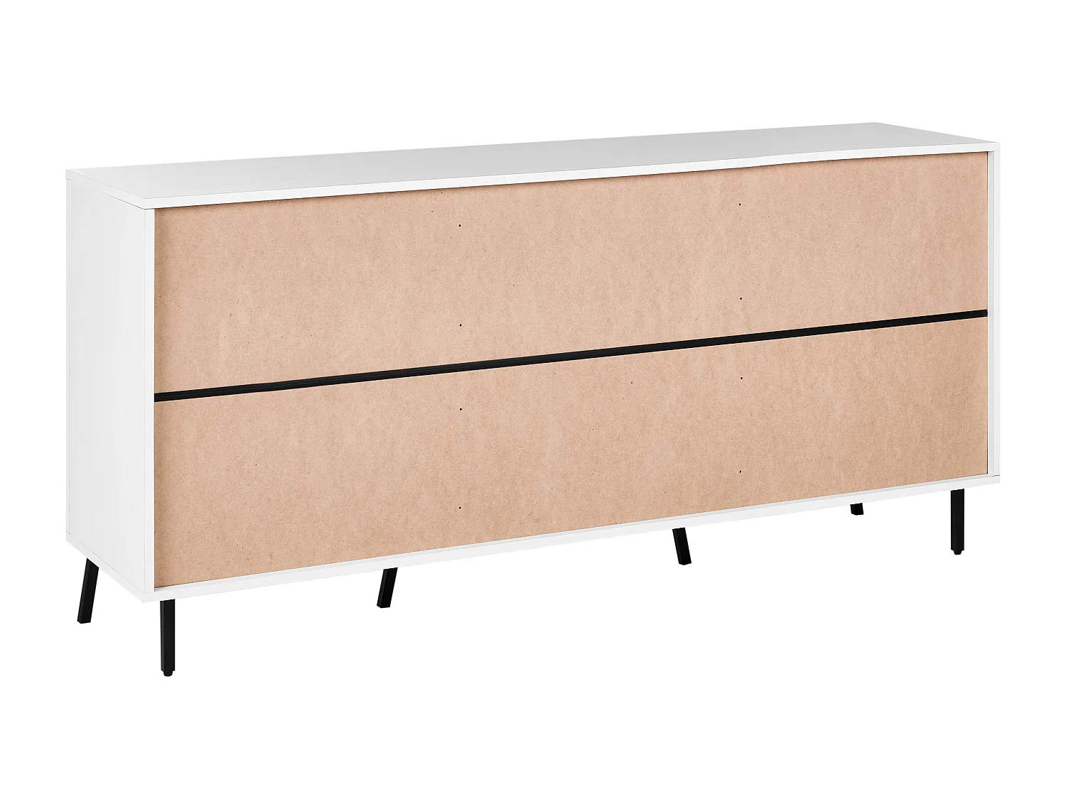 Credenza a 2 ante BLACKPOOL Bianco