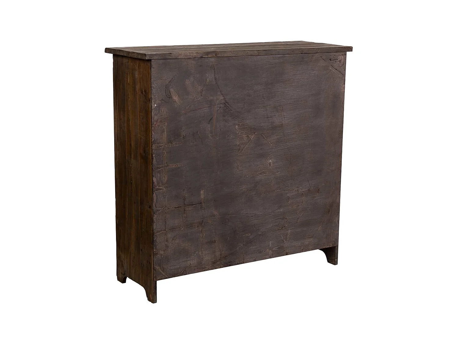 Cómoda de madera con 9 cajones marrón 94.5x35x94.5h cm