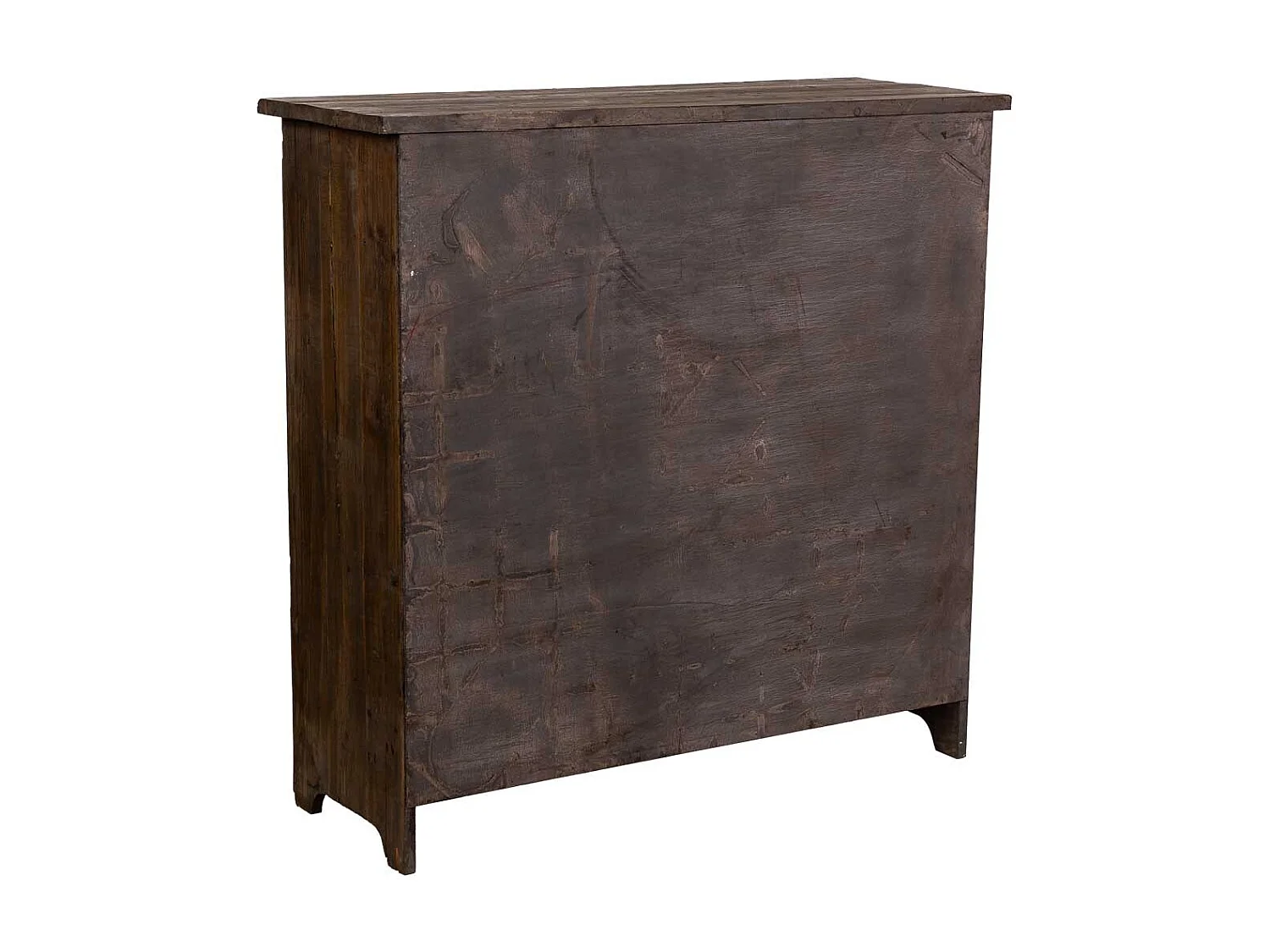 Holzkommode mit 9 Schubladen 94,5x35x94,5h cm Braun