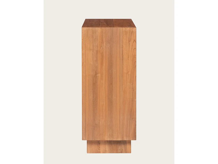 Dinda - Commode en bois massif de teck