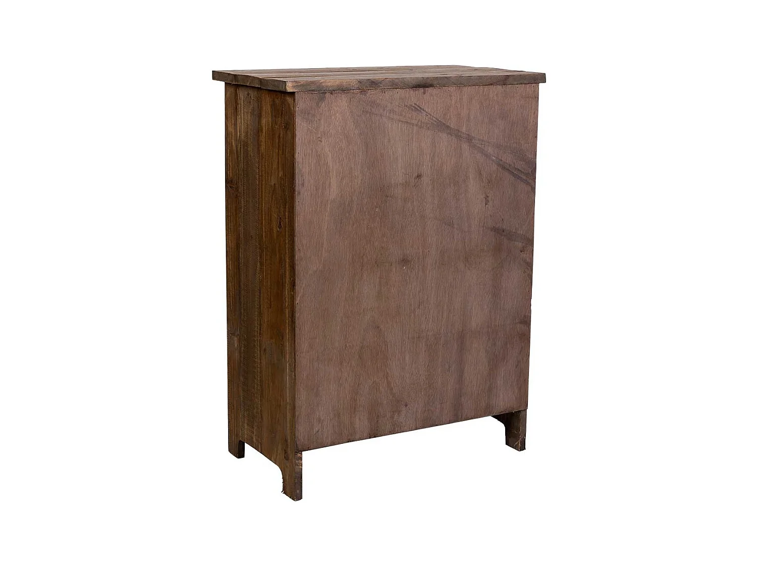 Commode en bois à 7 tiroirs marron  59x34x80,5h cm