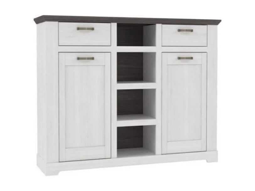 Highboard Gasparo/Bianco&Antracite