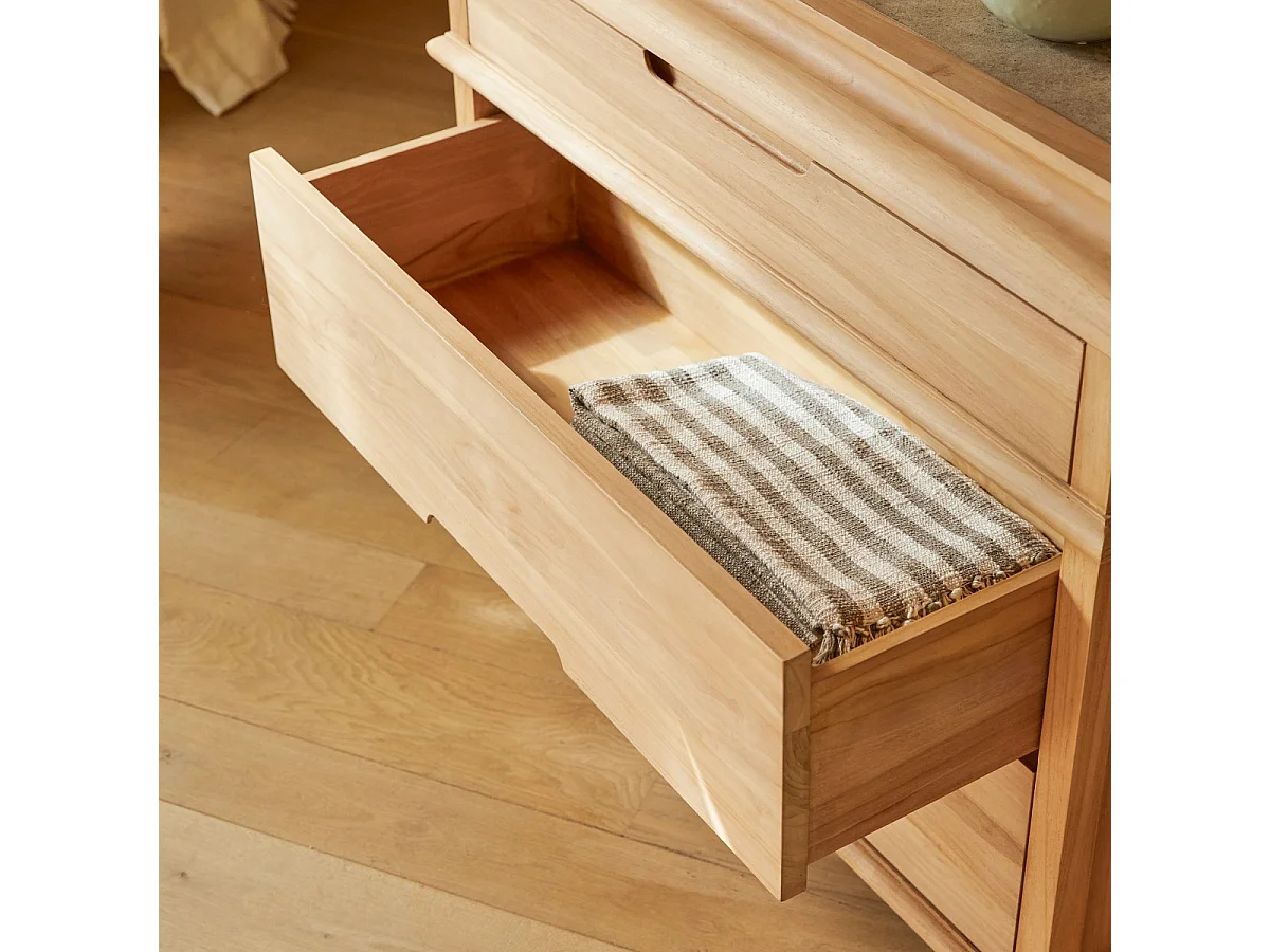 Cassettiera in teak massello