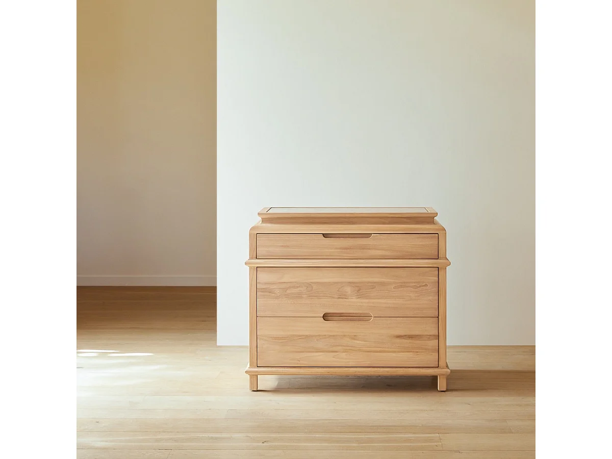 Cassettiera in teak massello