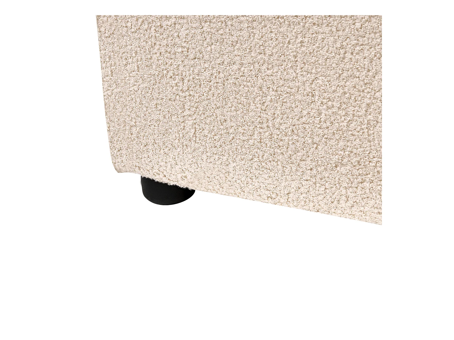 Lit à eau Bouclé LAVAUR 160 x 200 cm Beige